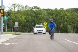 Autonomous Vehicle Testing at Mcity